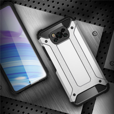 Husa pentru Xiaomi Poco X3 / Poco X3 NFC / Poco X3 Pro - Techsuit Hybrid Armor - Black - 4