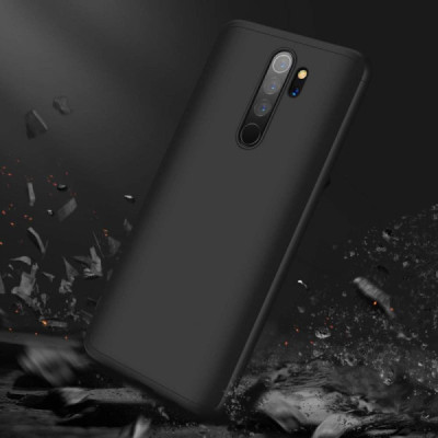 Husa pentru Xiaomi Redmi Note 8 Pro + Folie - GKK 360 - Black - 3