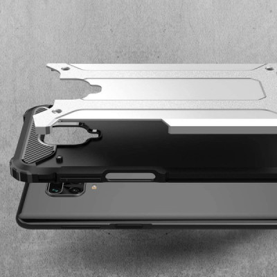 Husa pentru Xiaomi Redmi Note 9S / Note 9 Pro / Note 9 Pro Max - Techsuit Hybrid Armor - Black - 3