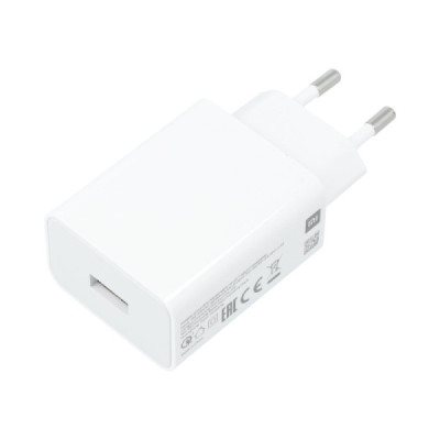 Incarcatoare si cabluri de date Fast Charge, 3A, 18W - Xiaomi (MDY-10-EF) - White (Bulk Packing) - 1
