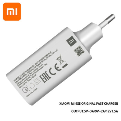 Incarcatoare si cabluri de date Fast Charge, 3A, 18W - Xiaomi (MDY-10-EF) - White (Bulk Packing) - 4