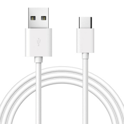 Cablu de Date USB la Type-C 3A, 480Mbps, 1m - Xiaomi - White (Bulk Packing) - 1