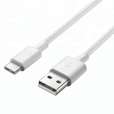 Cablu de Date USB la Type-C 3A, 480Mbps, 1m - Xiaomi - White (Bulk Packing) - 2