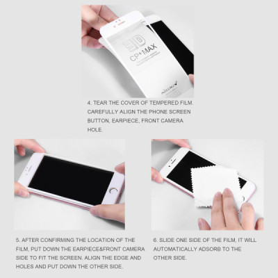Folie pentru Xiaomi Redmi Note 8 Pro - Nillkin CP+Pro - Black - 6