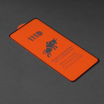 Folie pentru Xiaomi Redmi Note 9S / Note 9 Pro / Note 9 Pro Max - Techsuit 111D Full Cover / Full Glue Glass  - Black - 2
