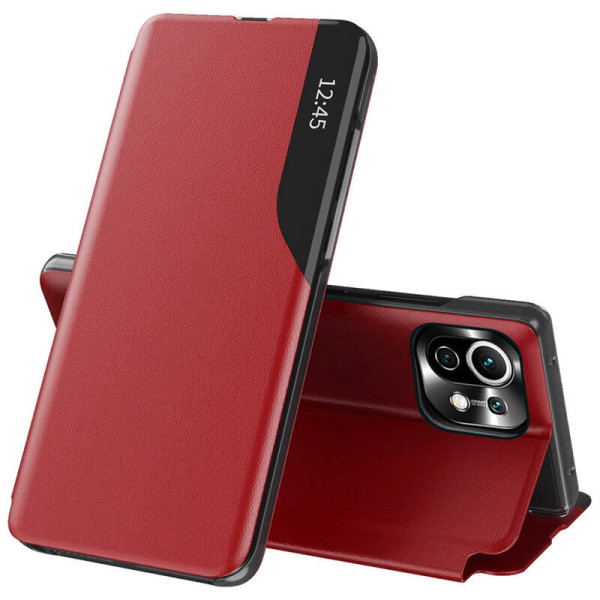 Husa pentru Xiaomi Mi 11 Lite 4G / Mi 11 Lite 5G / 11 Lite 5G NE - Techsuit eFold Series - Red