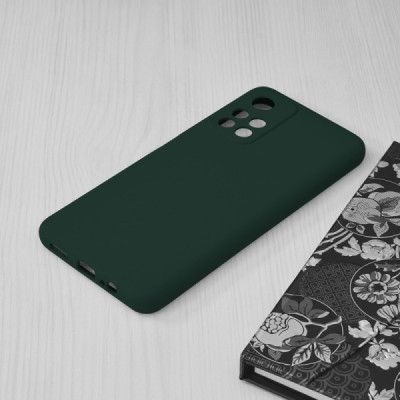 Husa pentru Xiaomi Poco M4 Pro 5G - Techsuit Soft Edge Silicone - Dark Green - 3