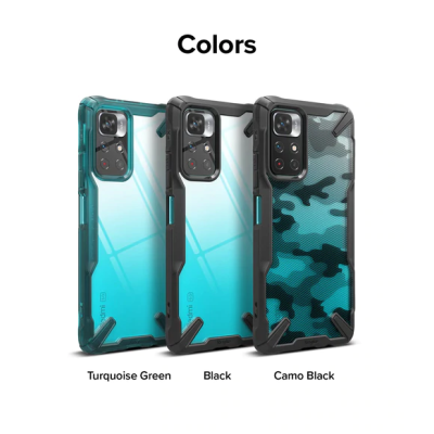 Husa pentru Xiaomi Poco M4 Pro 5G - Ringke Fusion X Design - Camo Black - 7