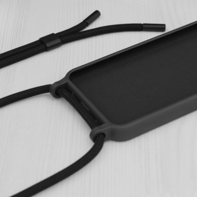 Husa pentru Xiaomi Redmi Note 12 5G / Poco X5 - Techsuit Crossbody Lanyard - Black - 4