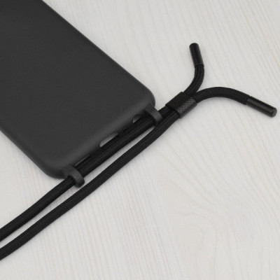 Husa pentru Xiaomi Redmi Note 12 5G / Poco X5 - Techsuit Crossbody Lanyard - Black - 5