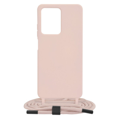 Husa pentru Xiaomi Redmi Note 12 Pro 5G / Poco X5 Pro - Techsuit Crossbody Lanyard - Pink - 8