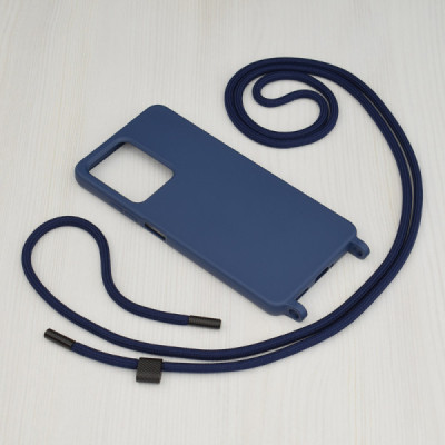 Husa pentru Xiaomi Redmi Note 12 Pro 5G / Poco X5 Pro - Techsuit Crossbody Lanyard - Blue - 2