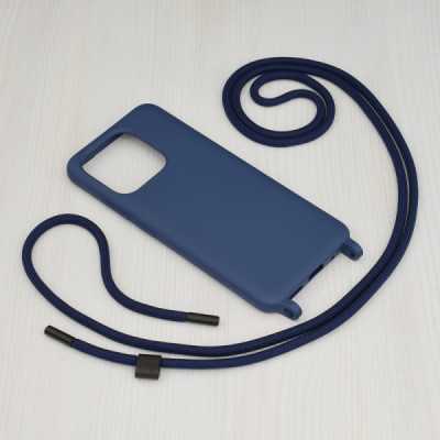 Husa pentru Xiaomi Redmi 12C - Techsuit Crossbody Lanyard - Blue - 2