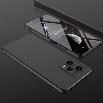 Husa pentru Xiaomi Redmi Note 12 Pro 5G + Folie - GKK 360 - Black - 2