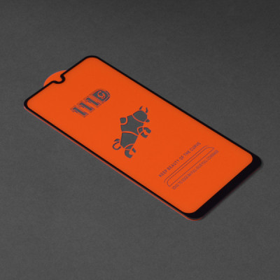 Folie pentru Xiaomi Redmi 12C - Techsuit 111D Full Cover / Full Glue Glass - Black - 2