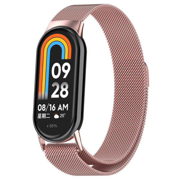 Curea pentru Xiaomi Mi Band 8 / 8 NFC - Techsuit Watchband (W015) - Rose Pink