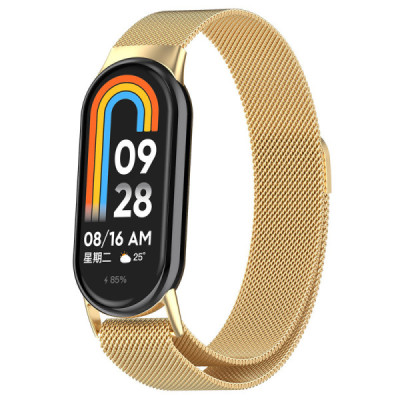 Curea pentru Xiaomi Mi Band 8 / 8 NFC - Techsuit Watchband (W015) - Gold - 1