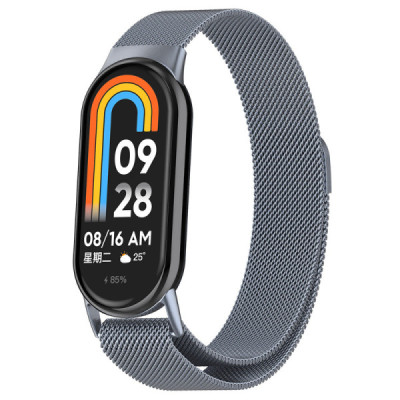 Curea pentru Xiaomi Mi Band 8 / 8 NFC - Techsuit Watchband (W015) - Gray - 1