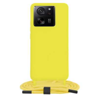 Husa pentru Xiaomi 13T / 13T Pro - Techsuit Crossbody Lanyard - Yellow - 1