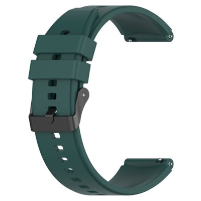 Curea pentru Huawei Watch GT 2 (46mm) - Techsuit Watchband 22mm (W026) - Dark Green - 1