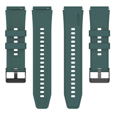 Curea pentru Huawei Watch GT 2 (46mm) - Techsuit Watchband 22mm (W026) - Dark Green - 3