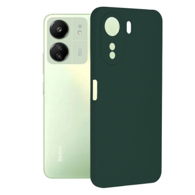 Husa pentru Xiaomi Redmi 13C 4G / Poco C65 - Techsuit Soft Edge Silicone - Dark Green - 1