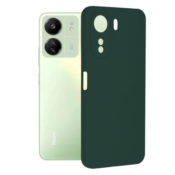 Husa pentru Xiaomi Redmi 13C 4G / Poco C65 - Techsuit Soft Edge Silicone - Dark Green