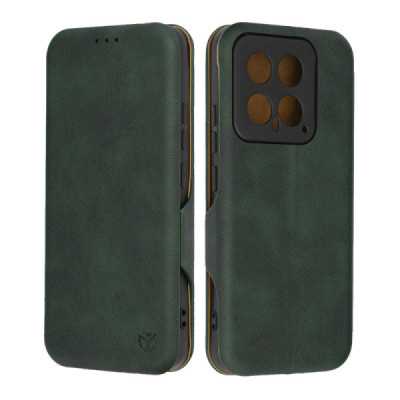 Husa pentru Xiaomi 14 - Techsuit Safe Wallet Plus - Green - 1