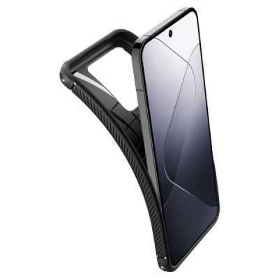 Husa pentru Xiaomi 14 - Spigen Rugged Armor - Black - 5