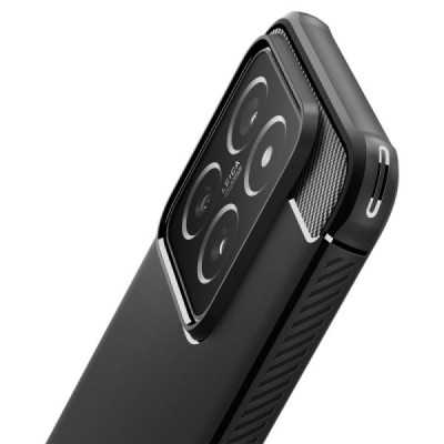 Husa pentru Xiaomi 14 - Spigen Rugged Armor - Black - 6