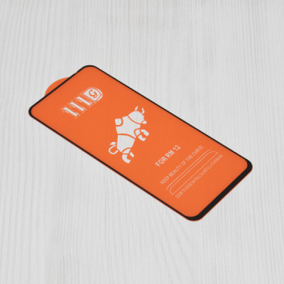 Folie pentru Xiaomi Redmi 12 4G / 12 5G - Techsuit 111D Full Cover / Full Glue Glass - Black - 2