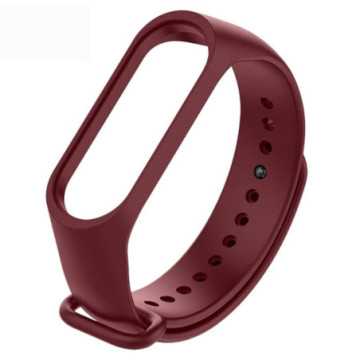 Techsuit - SmartBand W013 - Xiaomi Mi Band 5 / 5 NFC, Xiaomi Mi 6 / 6 NFC - Dark Red - 1