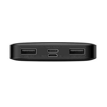 Powerbank rapid Baseus, Bipow, 10000 mAh, USB/USB-C, 18 W, Negru (PPDML-01) - 1