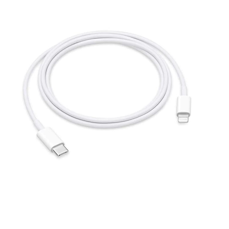 Cablu date APPLE MM0A3ZM/A, Lightning - USB-C, 1m, alb - 1