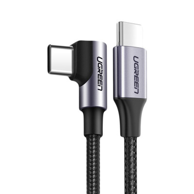 Cablu de date Fast Charging tip C 60W Ugreen, 2m, gri, 50125 - 1