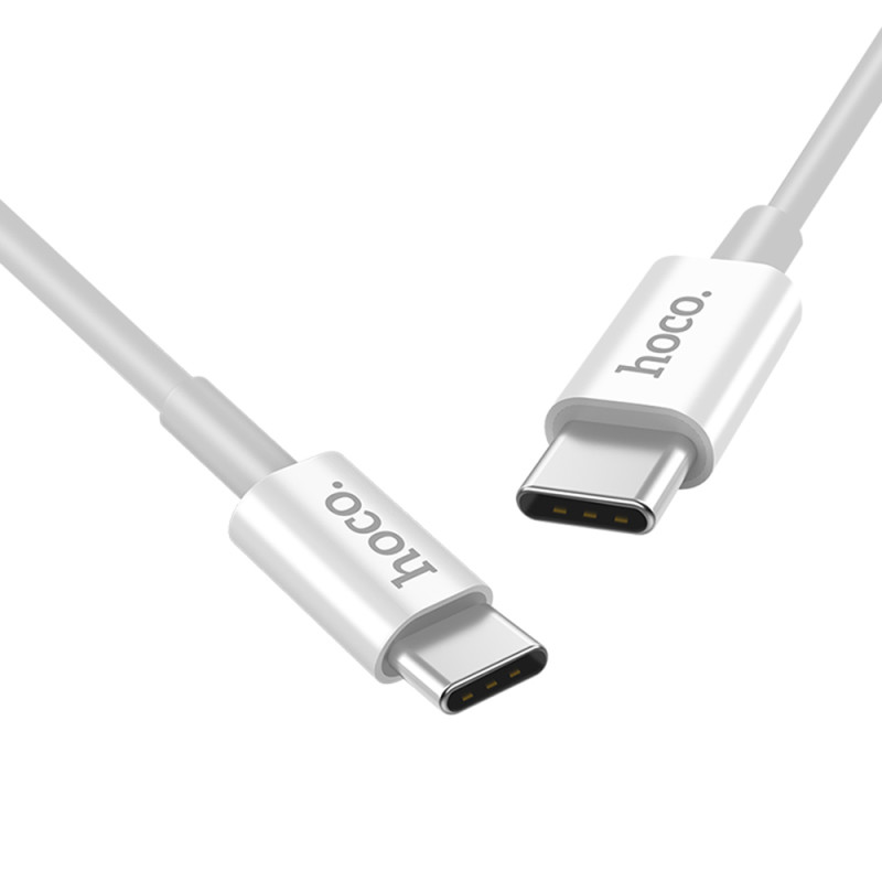 Hoco - Cablu de date Skilled (X23) - USB Type-C la USB Type-C, 15W, 3A, 1,0 m - Negru - 6