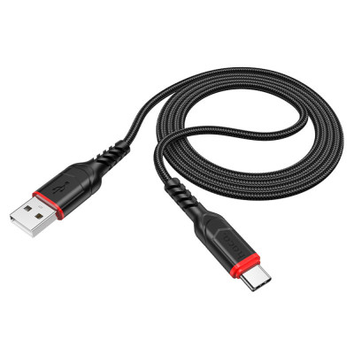 Cablu Type-C Fast Charge 3A la USB-A Hoco X59, 1m, negru - 2