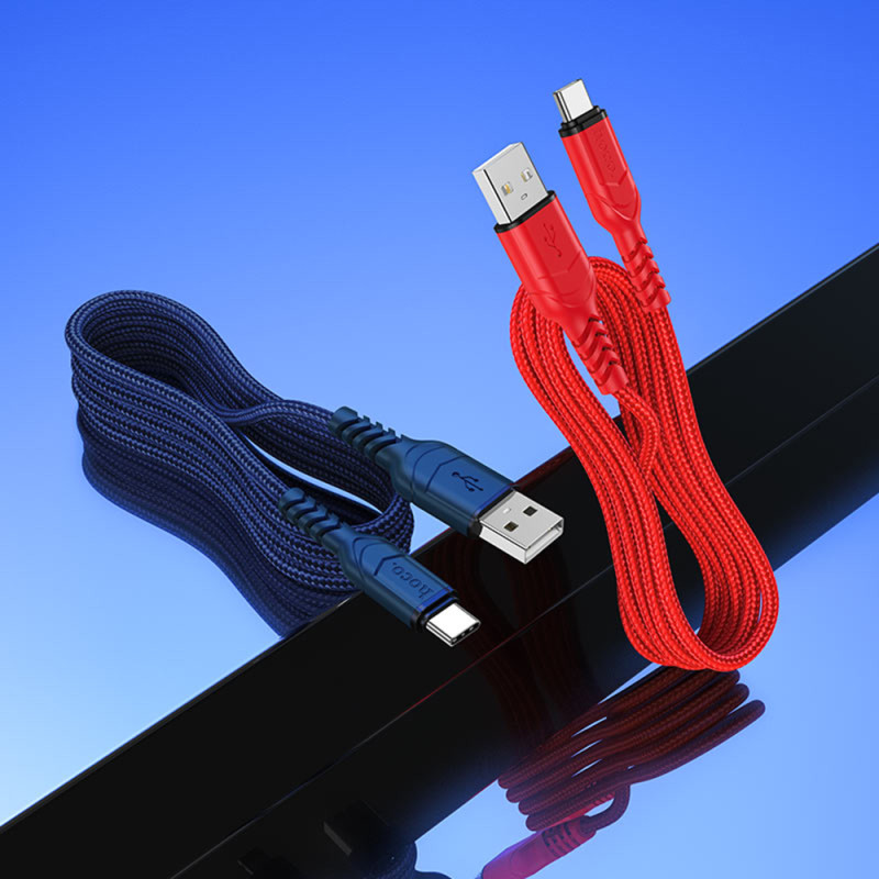 Cablu Type-C Fast Charge 3A la USB-A Hoco X59, 1m, negru - 6