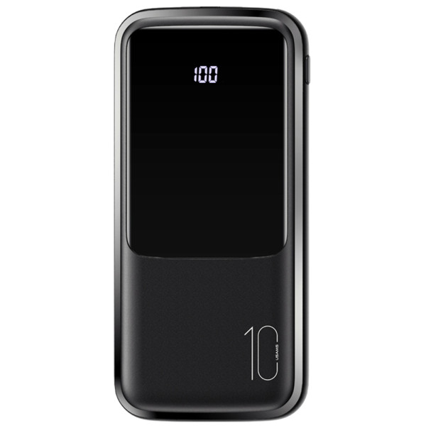 Baterie externa USAMS PB58 (US-CD163) - USB dublu, afisaj digital, 10000 mAh - negru