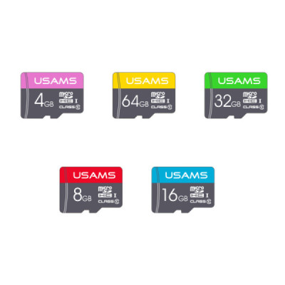 Card de Memorie TF 32GB + Adaptor - USAMS High Speed (US-ZB118) - Black - 3