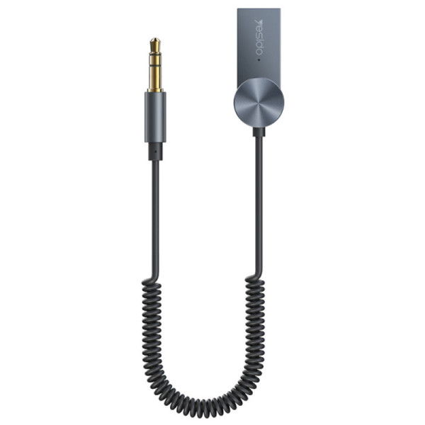 Adaptor Bluetooth Auxiliar Jack - Yesido Wireless Audio (YAU24) - Black