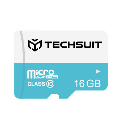 Card de Memorie MicroSDHC 16GB + Adaptor - Techsuit - Black - 3