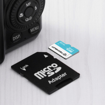 Card de Memorie MicroSDHC 16GB + Adaptor - Techsuit - Black - 5
