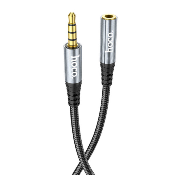 Cablu Audio Adaptor Jack la Jack 2m - Hoco (UPA20) - Grey