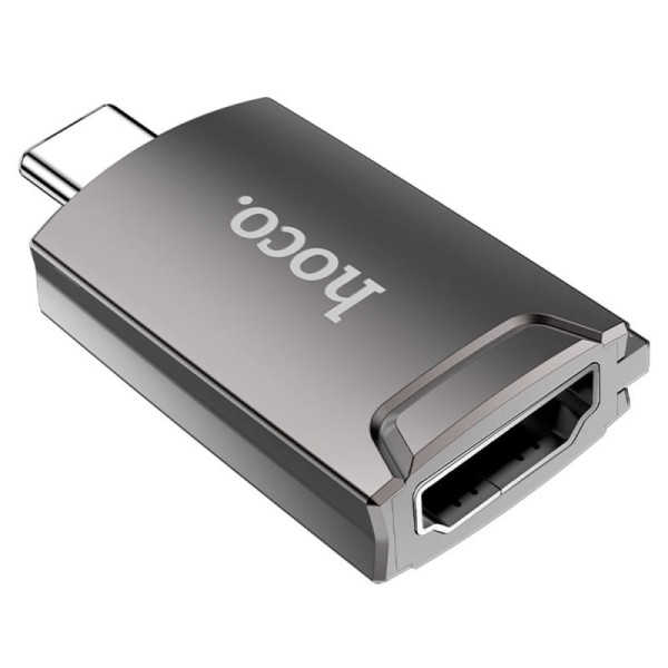 Adaptor OTG Type-C la HDMI 4K 30Hz - Hoco (UA19) - Grey