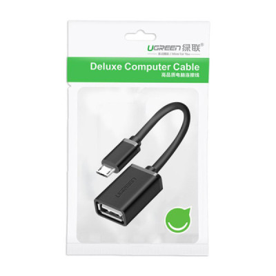Adaptor USB to Micro-USB 480Mbps, 15cm - Ugreen (10396) - Black - 7