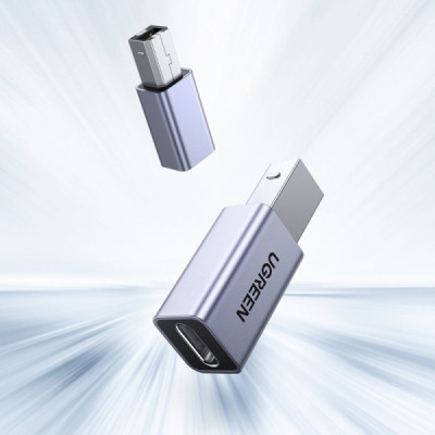 Adaptor OTG Type-C la USB-B 480Mbps - Ugreen (20120) - Gray - 3
