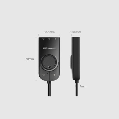 Adaptor Audio OTG USB la 3x Jack - Ugreen (40964) - Black - 6