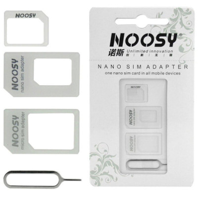 Adaptor pentru SIM, Nano, Micro - Techsuit Unlimited Innovation - White - 14
