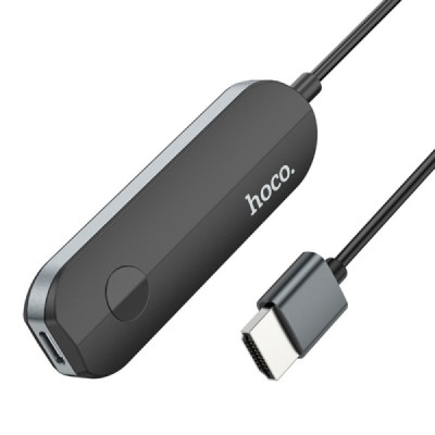 Adaptor HDMI Compatibil cu Apple - Hoco (UA23) - Black - 2